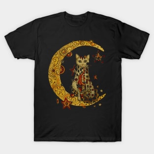 cat and moon T-Shirt